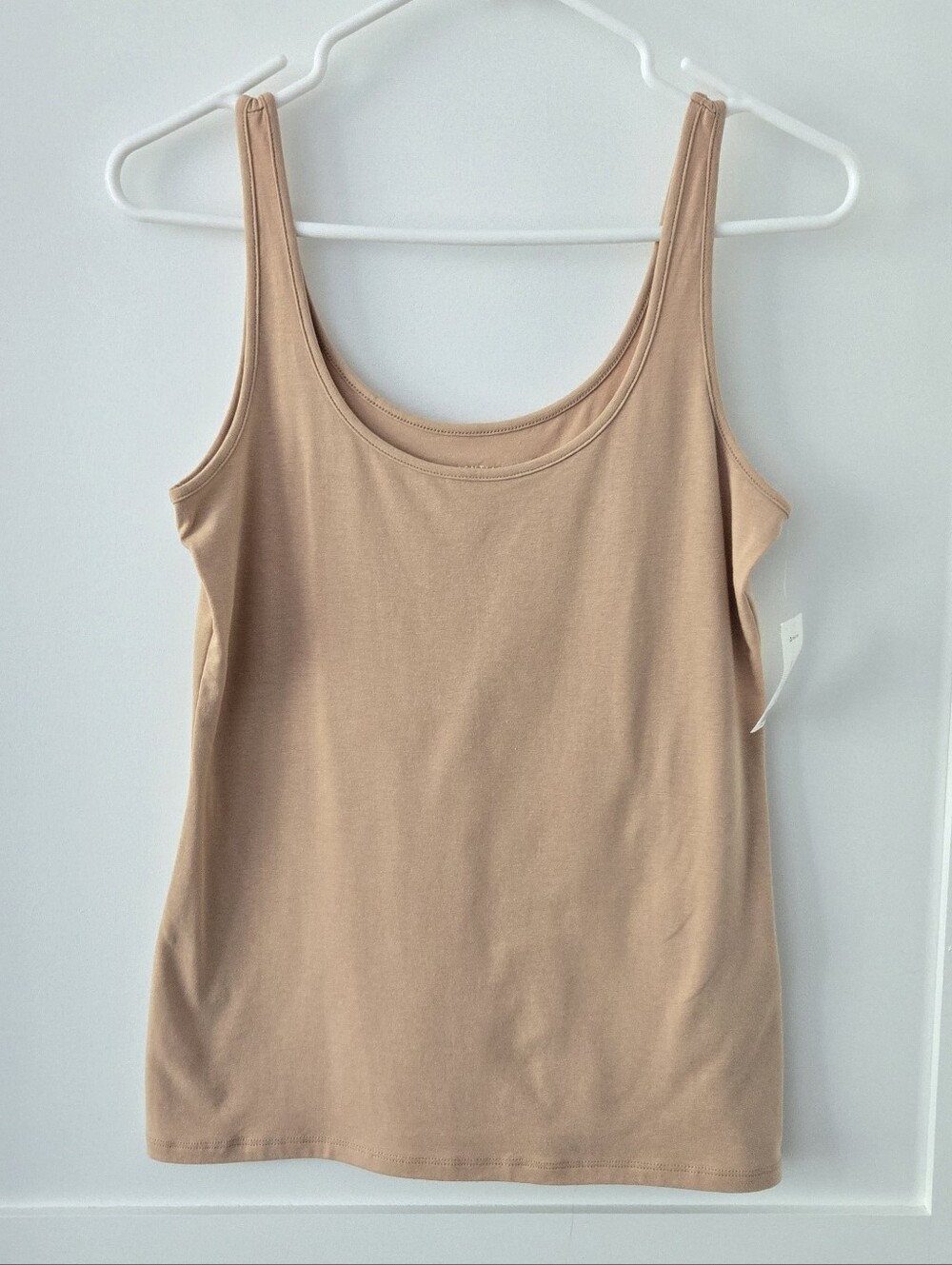 NWT Banana Republic The Essential Tee Nude Tank Top Sz S